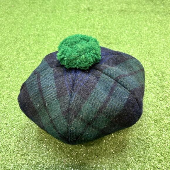 Vintage 1984 British Open ST. ANDREWS Scotland Plaid Golf Hat - Picture 3 of 4